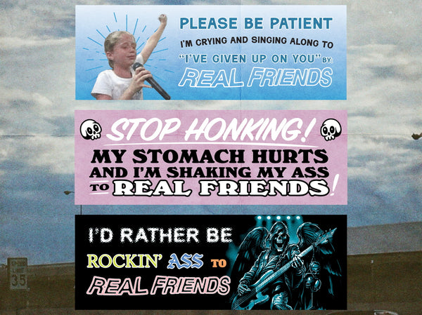 Pack of 3 Bumper Stickers
