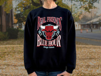 Bulls Pop Up Crewneck Sweater