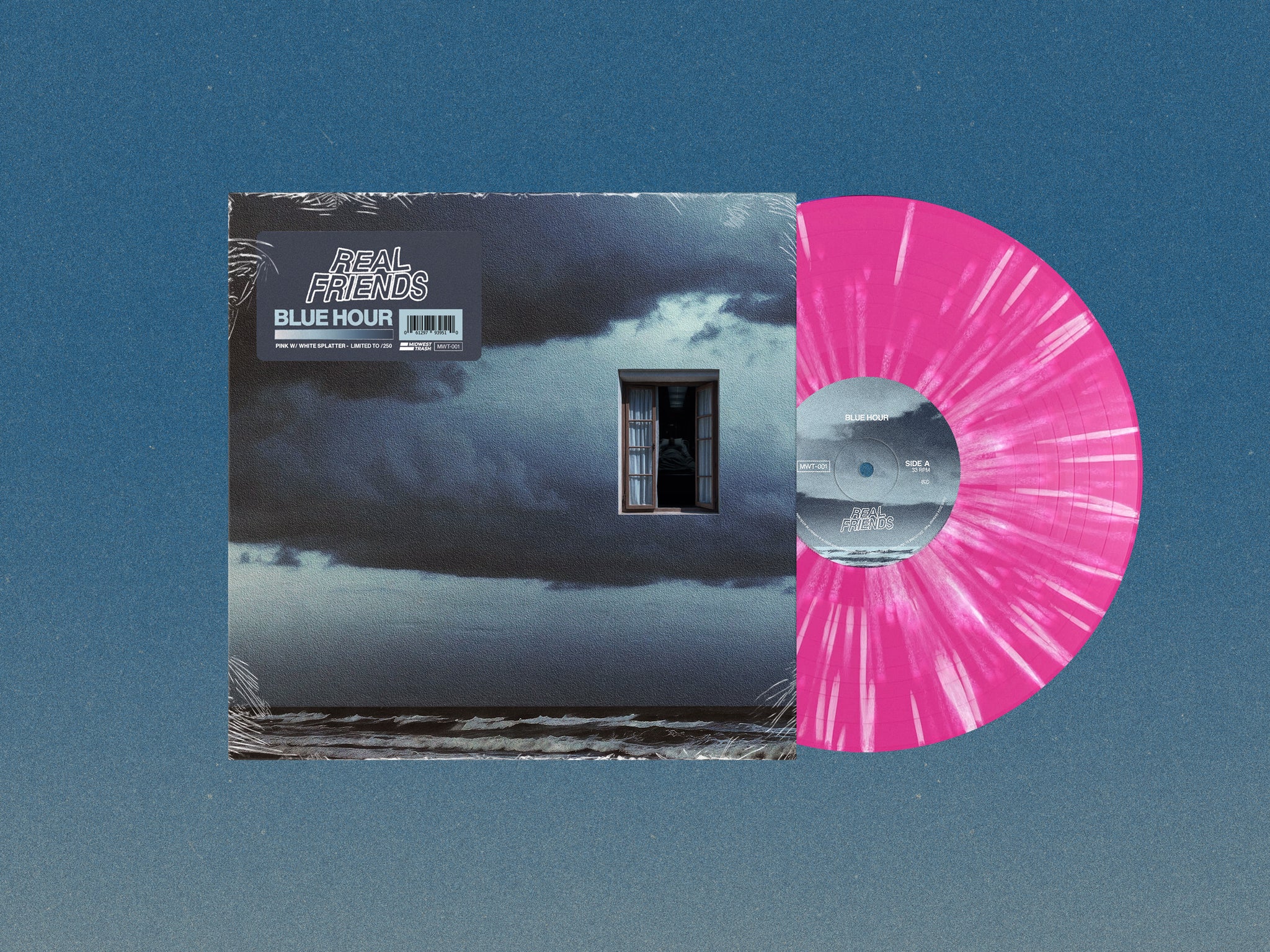 NEW* Pink w/White Splatter-Blue Hour Vinyl (only 250 pressed